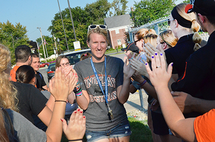 Playfair during orientation weekend