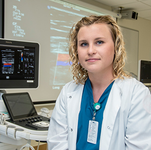 Sonography student in Lambda Nu national honor society.