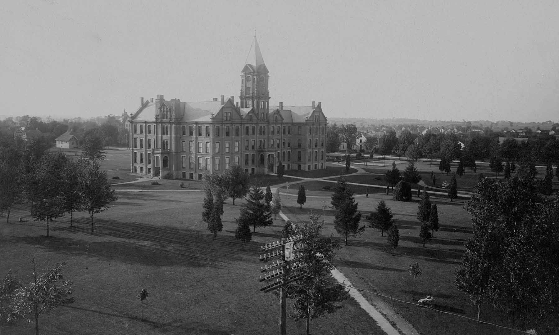 Historic photo of Old Main