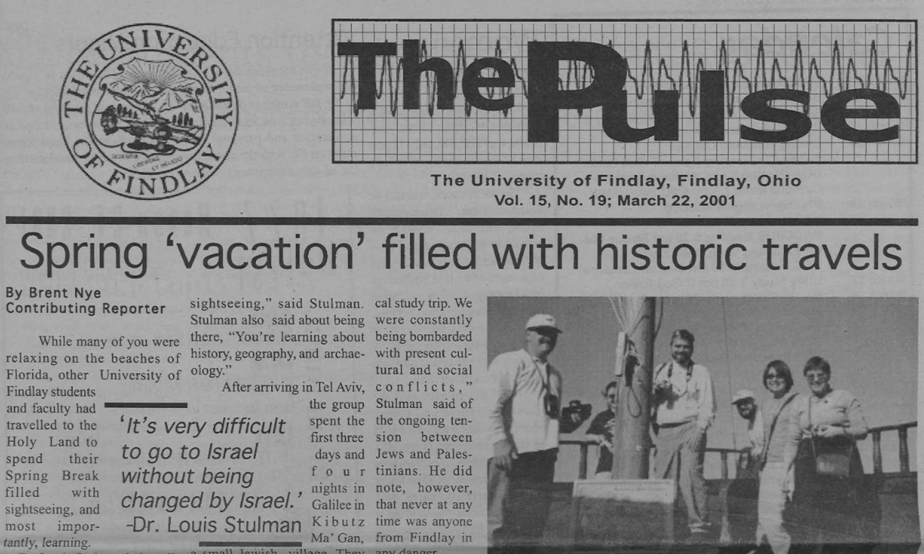 Image of the Pulse student newspaper