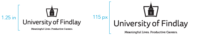 Academic Logo Brand Guidelines University Of Findlay