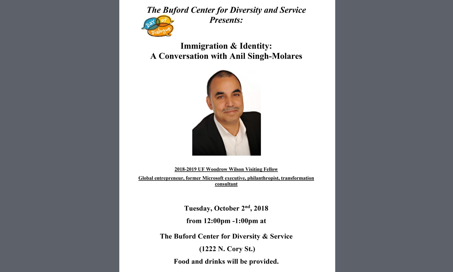 Buford Dialogs October 2 2018