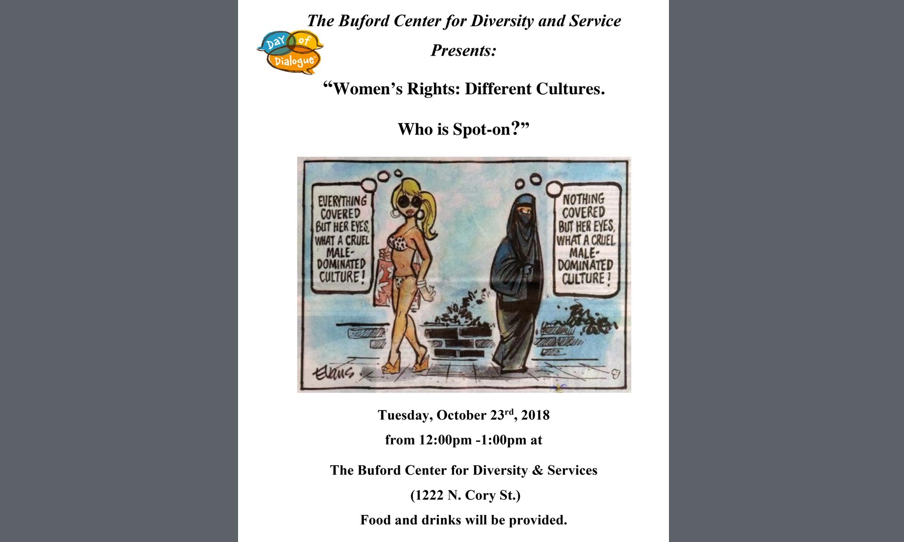 Buford Dialogs October 23 2018