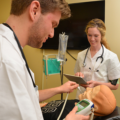 Findlay Sim Man Students