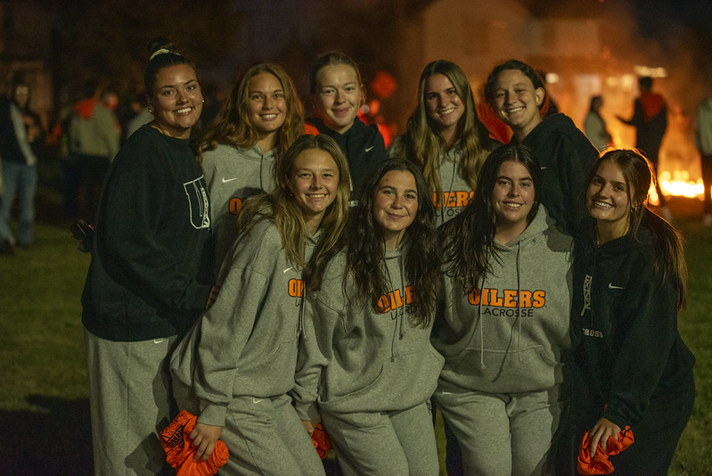 bonfire group photo