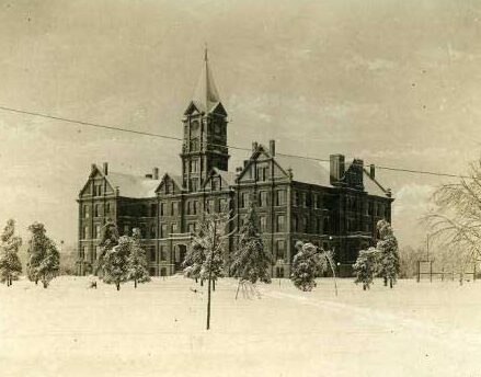 Findlay College Winter Scene