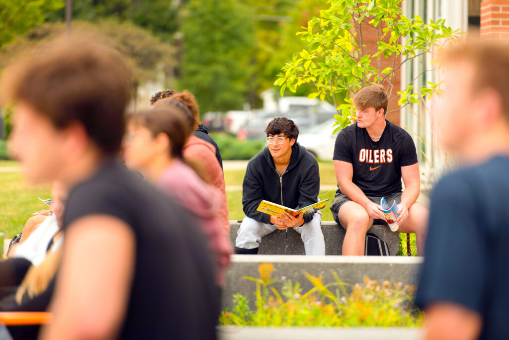 Outdoor class at Watterson Center