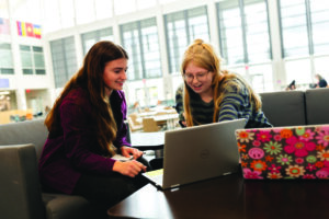 Two Students In Study Session