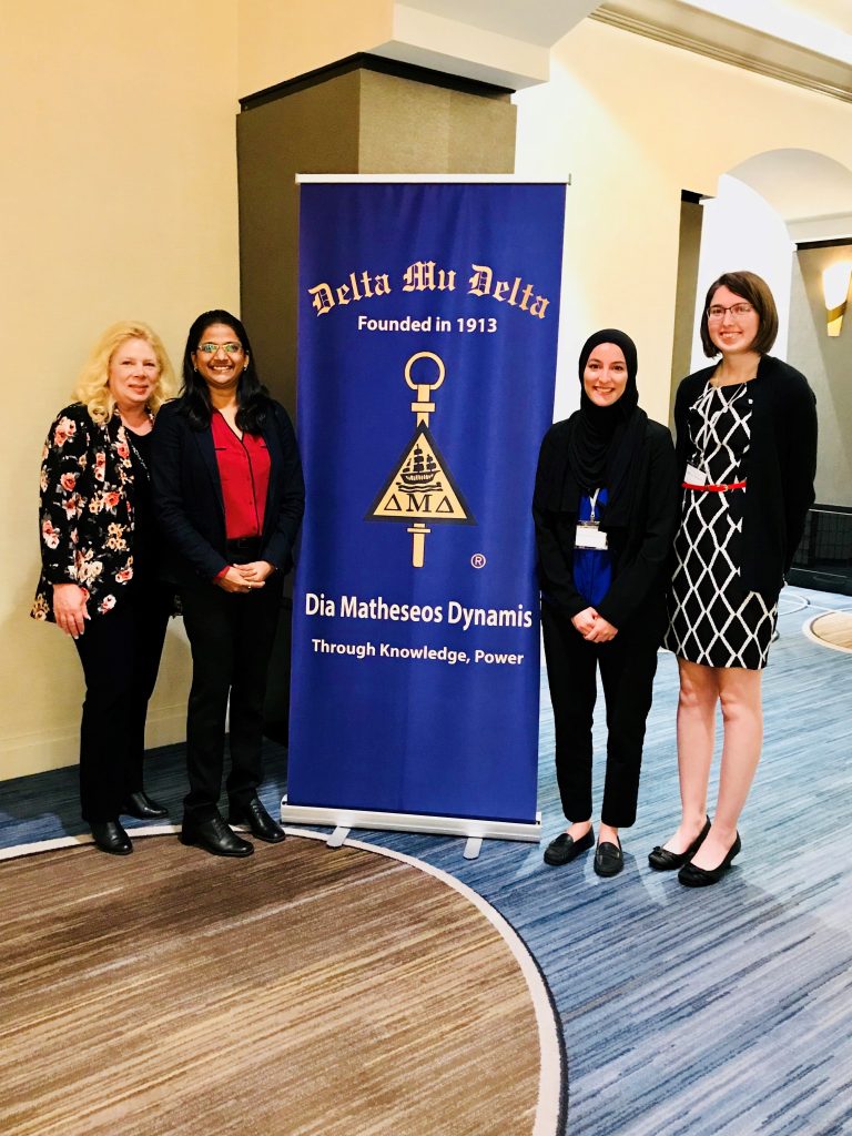 Delta Mu Delta Club Photo